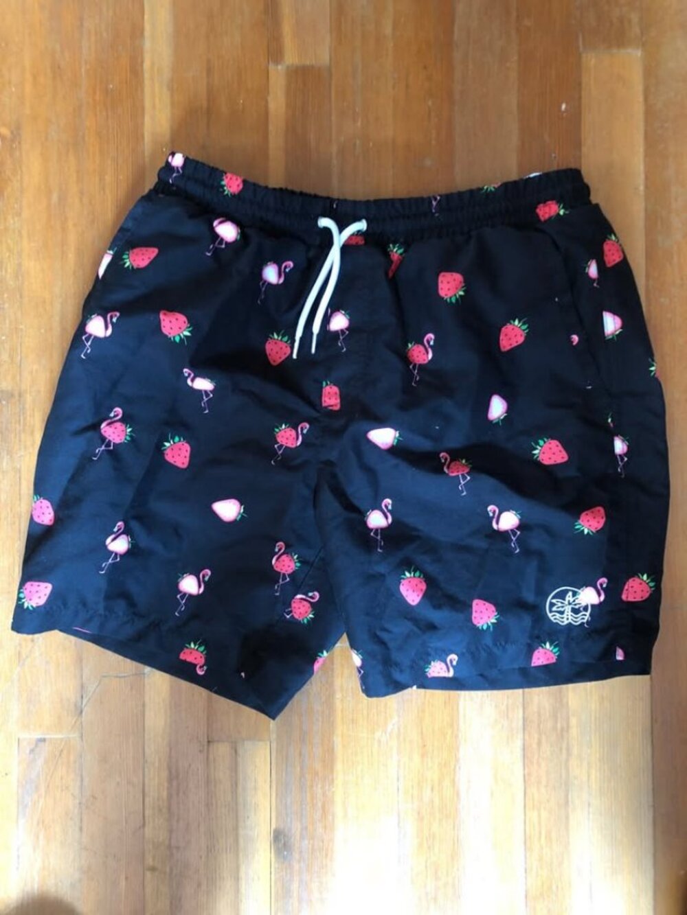 Strawberry & Flamingo Swim Shorts
